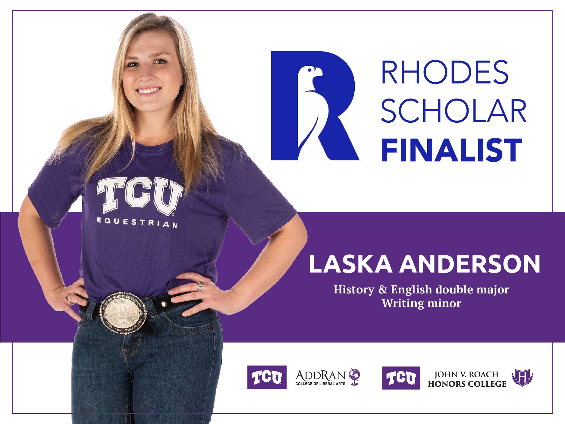 Laska Anderson Rhodes Scholar Finalist