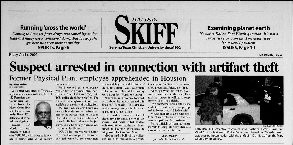 TCU Skiff cover story