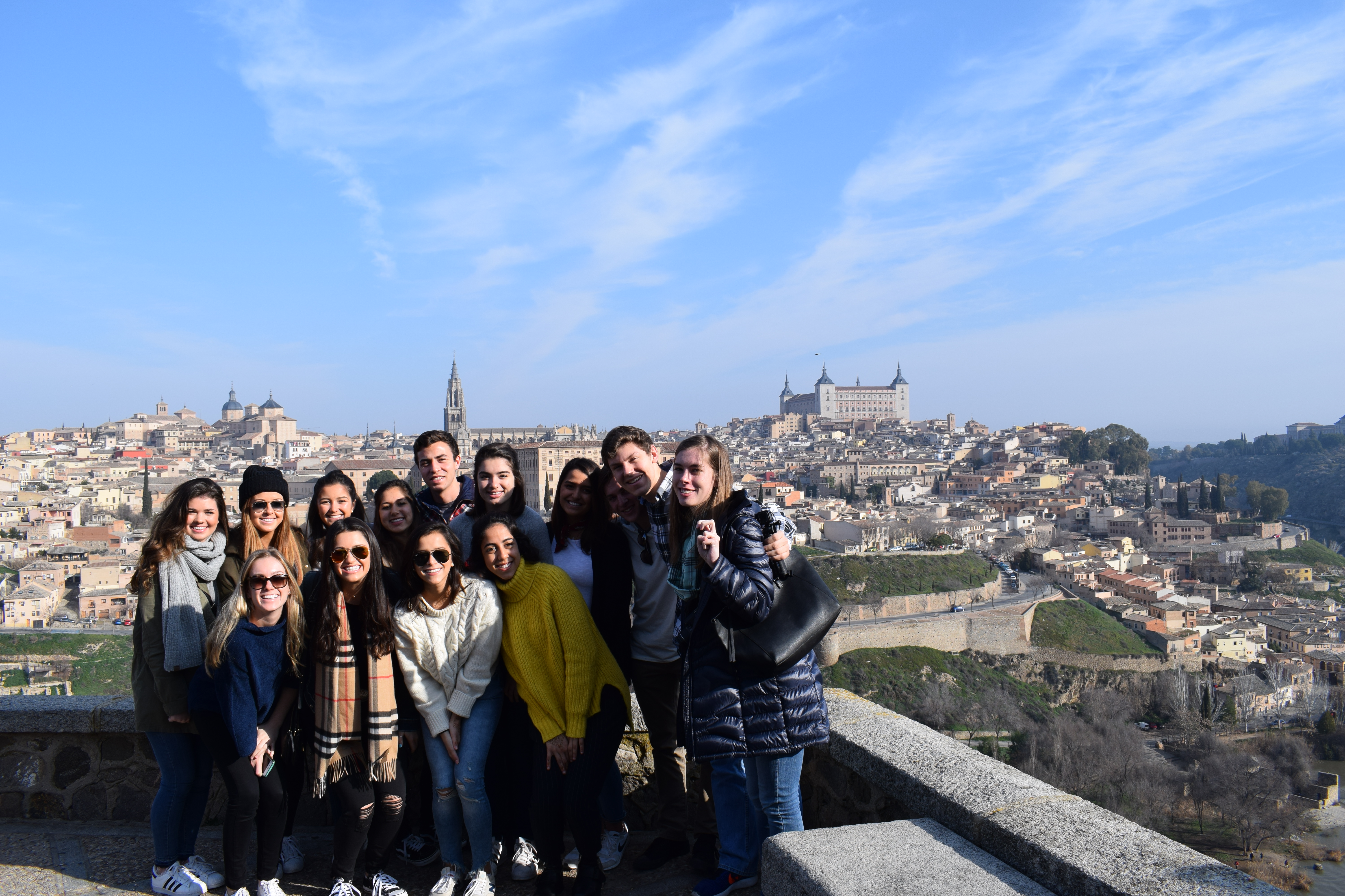 TCU students in Madrid