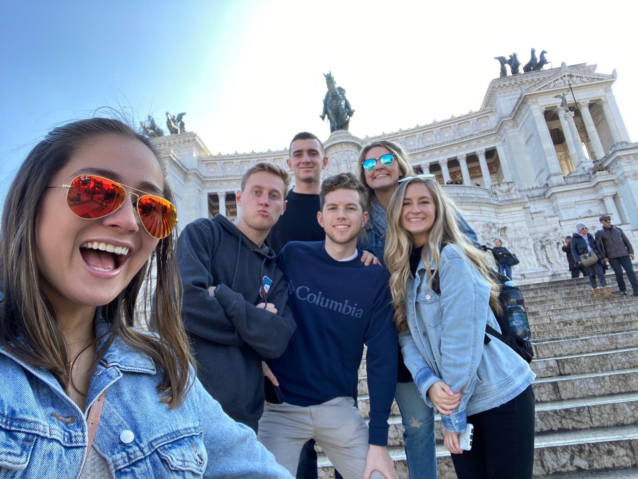 TCU students in Rome