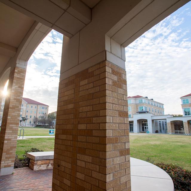 A view of the campus commons