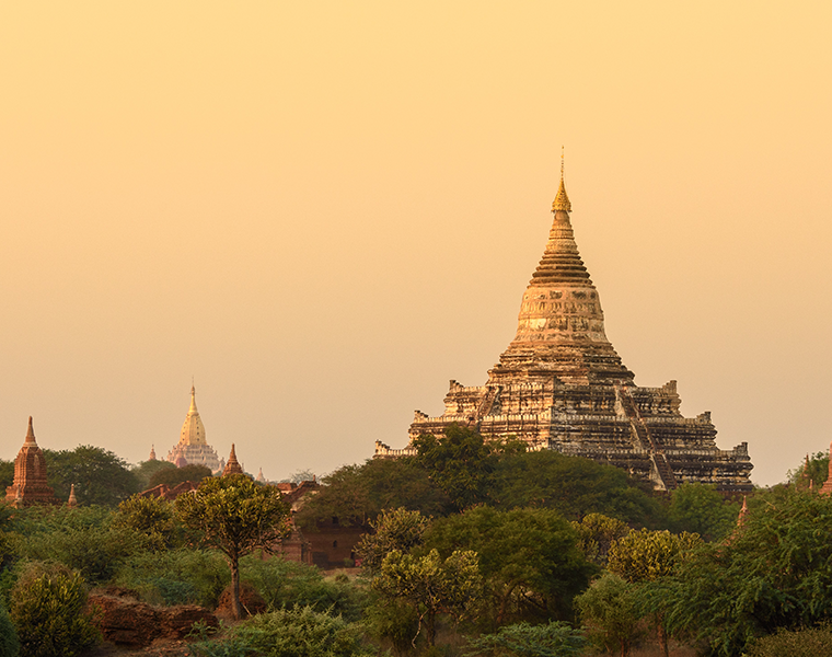 Ancient Building Near Trees in Myanmar. Photo credit: Pexels