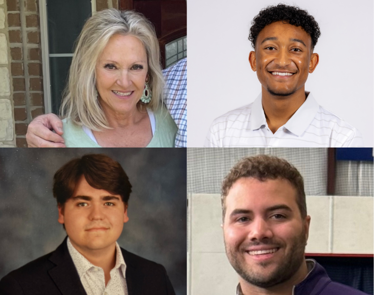Headshots of Judy Altenberg, Destin Drummond, Tanner Osolinski and Alex Thompson.